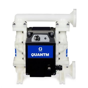 QUANTM i30固瑞克 聚丙烯塑料 电动隔膜泵 耐磨耐腐 自吸 电机驱动 1英寸法兰连接